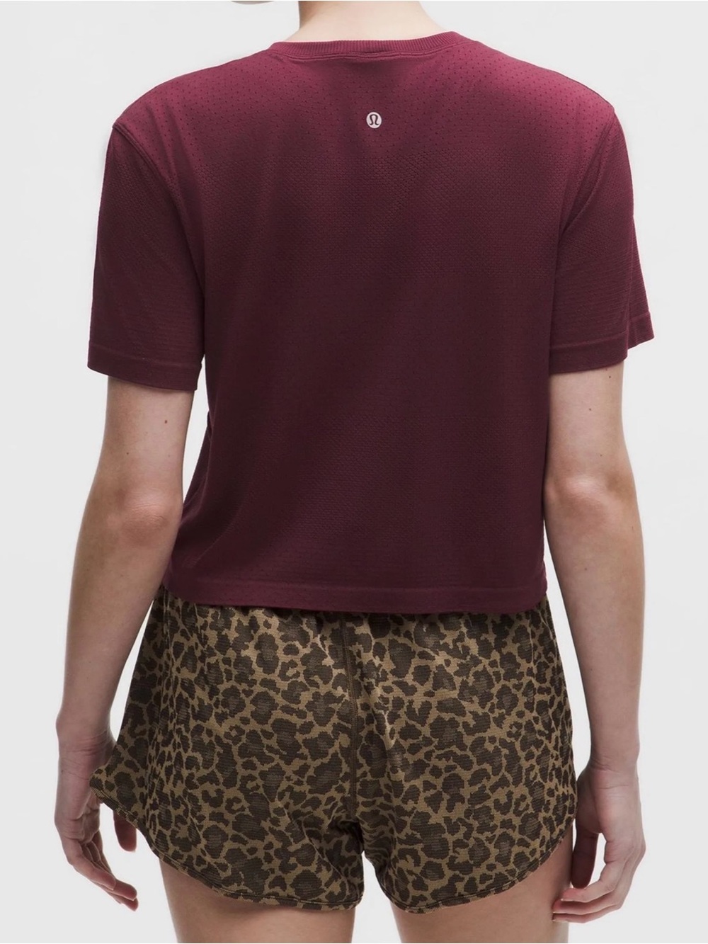 lululemon Swiftly Perforated Stripe Short-Sleeve Shirt - Picture 6 of 6